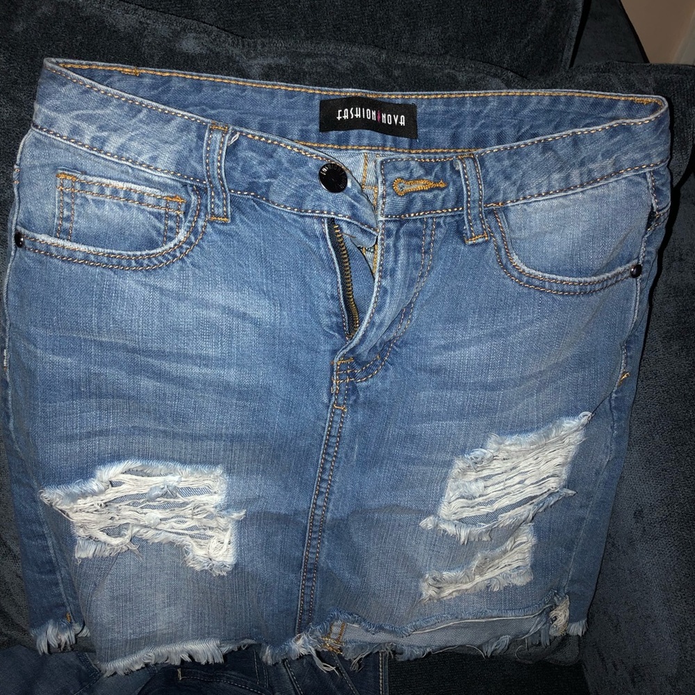 Jean skirt